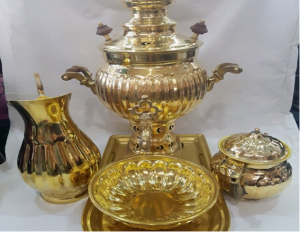 سماور برنجی