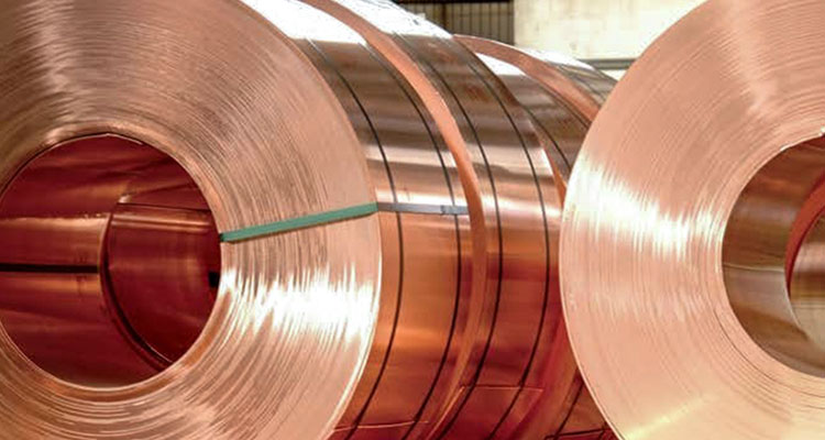 The price of copper rolls